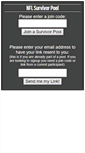 Mobile Screenshot of nfl-survivor-pool.com